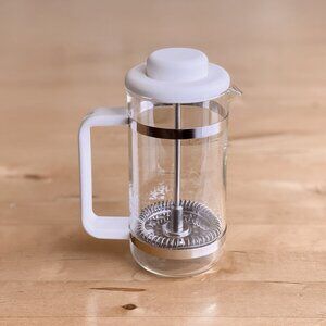 Vintage Classic Small Bodum Bistro French Press Coffee Maker Matte White